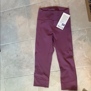 Lululemon in movement crop 19”